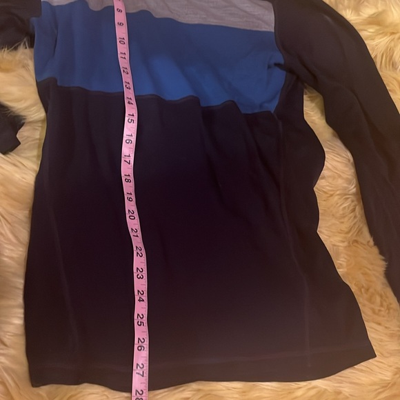 SMARTWOOL men’s color block crew base layer sweater - Picture 5 of 7